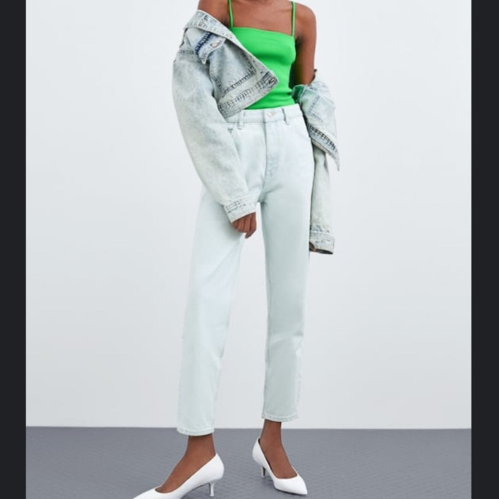 3 x Zara Authentic Denim Mom Jeans Sz4